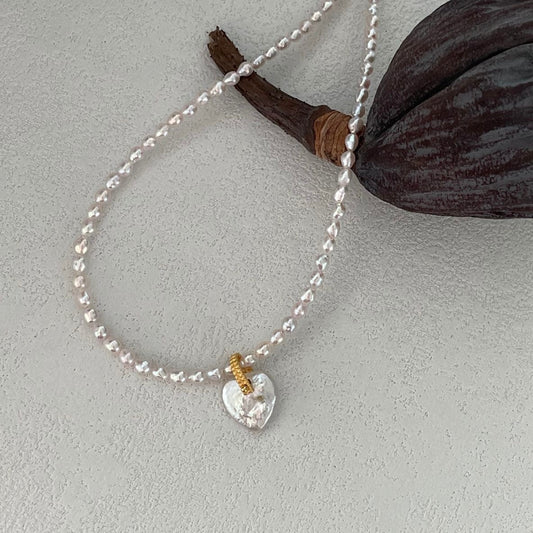 Pink Reverie|Sweetheart Baroque Necklace